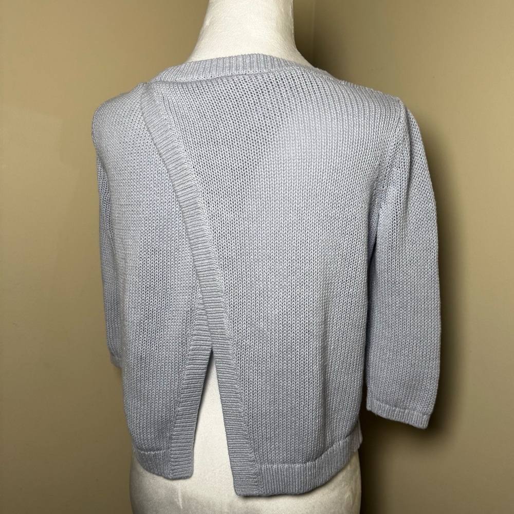 Banana Republic Periwinkle Open Back Women's Sweater